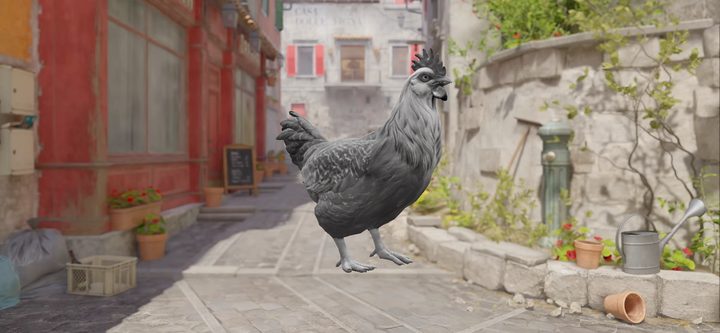 The bird on a map, a still from the game's 3D viewer