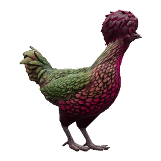 Green with Red Head